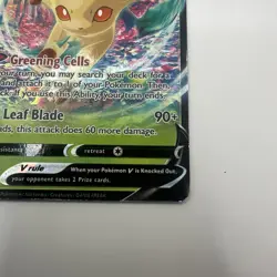 Pokemon TCG Leafeon v Evolving Skies Holo Ultra Rare Card 007/203 - Image 4