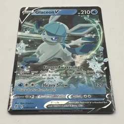 💥 Glaceon V Holo 040/203 Ultra Rare Pokemon Evolving Skies - Image 1