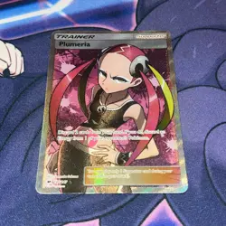 Plumeria 145/147 Trainer BURNING SHADOWS Light Play Pokemon Card - Image 1