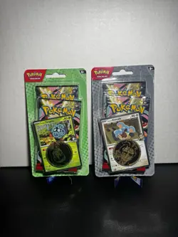 Pokemon TCG Ascended Heroes Tangela and Komala Promo Card Packs with Coin x2 - Image 1