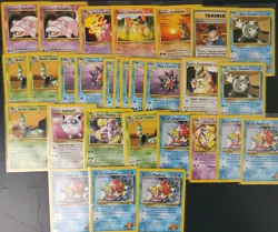 (~NM) Pokemon Gym Heroes & Gym Challenge Lot non Holo 29x Unlimited - Image 1