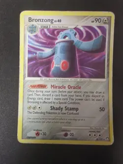 Bronzong 6/123 Holo Rare - D&P Mysterious Treasures - Pokemon TCG - DMG - Image 1