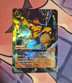 Disney Lorcana Negaduck Public Enemy Number One 232/204 Enchanted Winterspell - Image 3