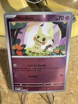 Mimikyu 042/094 Reverse Holo Pokemon TCG: Phantasmal Flames Near Mint NM - Image 1
