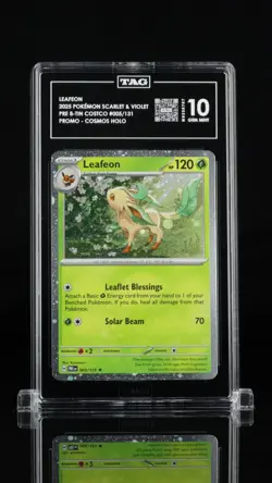 2025 POKEMON PRE EN-PRISMATIC EVOLUTIONS 8-PACK MINI TIN LEAFEON TAG 10 - Image 1