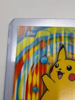 Topps 2000 Pokemon TV Animation Series 2 Surfing #25 Pikachu 1st Edition (NM) - Image 3