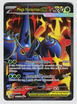 Pokemon Mega Heracross ex - Ultra Rare ME02: Phantasmal Flames 108/094 NM - Image 1