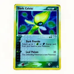 Nintendo Dark Celebi 4/101 EX Team Rocket Returns Holo Rare 2004 - Image 1