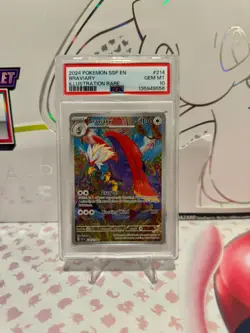 2024 Pokemon SV08 Surging Sparks | #214 Braviary Illustration Rare | PSA 10 - Image 1