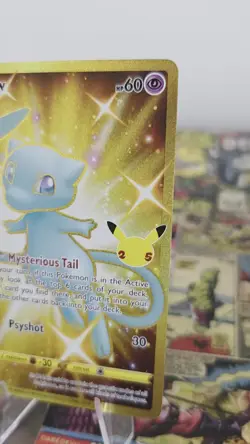 Mew 025/025 Gold Celebrations 25th Anniversary Pokemon Card MINT NEAR MINT - Image 2