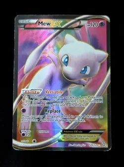 Mew EX 120/124 Dragons Exalted Full Art Holo Ultra Rare EX Pokemon TCG ENG - Image 1