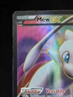 Mew EX 120/124 Dragons Exalted Full Art Holo Ultra Rare EX Pokemon TCG ENG - Image 3