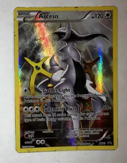 Arceus XY83 Full Art Holo Ultra Rare Pokemon Card Black Star Promo 2015 HP - Image 1