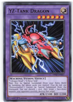 YZ-TANK DRAGON DPRP-EN027 RARE YU-GI-OH 1ST EDITION - Image 1