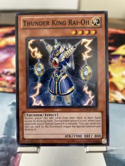 Yu-Gi-Oh! Thunder King Rai-Oh LCGX-EN203 Unlimited Edition Common NM - Image 1