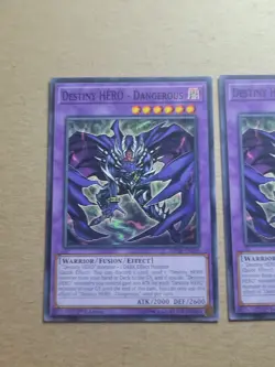 2x Destiny HERO - Dangerous - MP18-EN100 - 1st Edition - YuGiOh-LP - Image 2