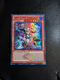 Noh-P.U.N.K. Rising Scale BLMM-EN050 Monster Mayhem Yu-Gi-Oh 1st Edition NM - Image 1