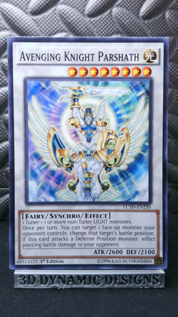 | Yugioh Avenging Knight Parshath LC5D-EN230 1st Common Legendary 5Ds NM 🔥 | - Image 1