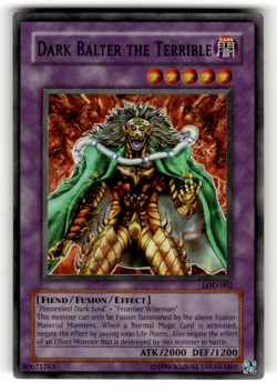 Dark Balter the Terrible LOD-002 Unlimited Super Rare Legacy of Darkness - Image 1