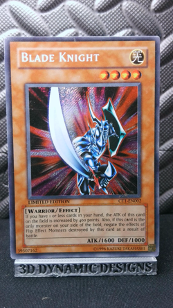 | Yugioh Blade Knight CT1-EN002 Secret Rare 2004 Collectors Tin HP 🔥 | - Image 1