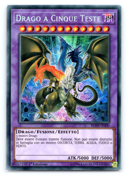Five-Headed Dragon - BLHR-IT000 - Secret Rare - 1st Edition Yugioh ITA - Image 1