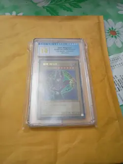 2019 Yugioh DARK MAGICIAN LOB-K005 Korean LOB Reprint Graded CGC 10 Gem Mint - Image 3