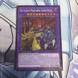 Yugioh The Chaotic Phantasmal Sacred Beasts CORI-EN029 Secret Rare 1st Ed NM - Image 1