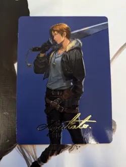 Squall, SeeD Mercenary Art Card (Gold-Stamped Signature) [FINAL FANTASY Art Seri - Image 1