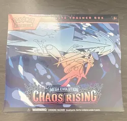 Pokemon Mega Evolution—Chaos Rising Elite Trainer Box, Pokemon TCG, English 40 - Image 1