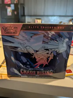 Pokemon TCG Mega Evolution: Chaos Rising Elite Trainer Box English 2024 Promo - Image 1