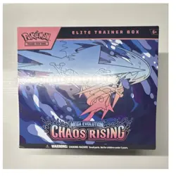 Pokemon TCG Elite Trainer Box Mega Evolution Chaos Rising English Sealed - Image 1