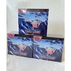 Pokemon TCG Mega Evolution: Chaos Rising Elite Trainer Box x3 English - Image 1