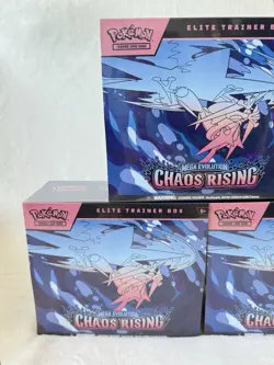 Pokemon TCG Mega Evolution: Chaos Rising Elite Trainer Box x3 English - Image 2