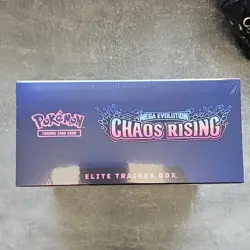 Pokemon TCG Mega Evolution: Chaos Rising Elite Trainer Box English 9 Packs - Image 5