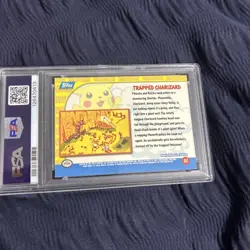 1999 TOPPS POKEMON THE MOVIE EDT TRAPPED CHARIZARD-FOIL #51 MOVIE EDITION PSA 7 - Image 4