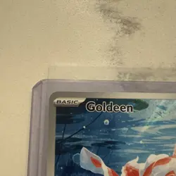 Goldeen Illustration IR Rare 087/084 Pitch Black Card in hand! Pokemon English - Image 2