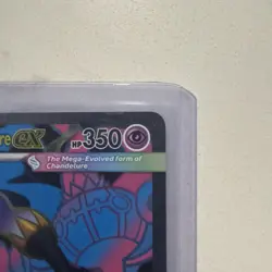 Mega Chandelure EX 099/084 - Pitch Black - Card in hand !!! Pokemon English - Image 3