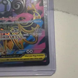 Mega Chandelure EX 099/084 - Pitch Black - Card in hand !!! Pokemon English - Image 4