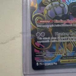 Mega Chandelure EX 099/084 - Pitch Black - Card in hand !!! Pokemon English - Image 5