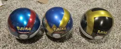 Pokemon Trading Card TCG D21 2020 Great Ultra Quick Ball Sealed Pokeball Tin Lot - Image 1