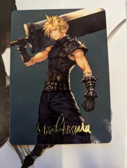 Cloud, Ex-SOLDIER Art Card 50/53 Gold Stamped Signature Art Series FINAL FANTASY - Image 1