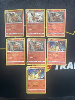 Charizard 025/185 Rare 010/078 Pokemon Reverse Holo/Holo Pokemon Card Lot 7x - Image 1