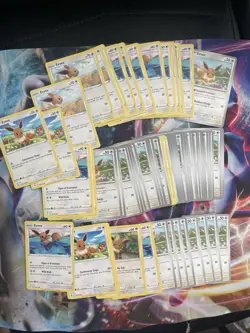 Pokemon Card Eevee Non Holo 65x card lot - Various Sets - Image 1