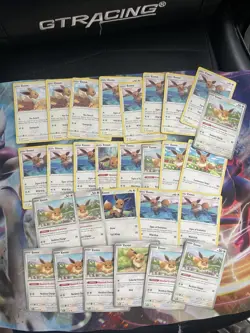 Pokemon Card Eevee Non Holo 65x card lot - Various Sets - Image 2