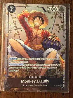 [SEALED] Monkey.D.Luffy Tin Promo P-075 One Piece One Piece Promotion Cards - NM - Image 1