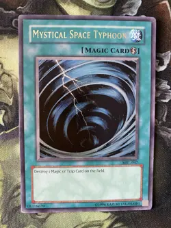 Mystical Space Typhoon MRL-047 Magic Ruler Yugioh Holo Magic Card Lp - Image 1