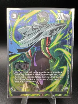 Piccolo FP-056 Tournament Winner Promo Dragon Ball Card English Fusion World - Image 1