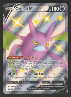 Crobat V SWSH098 Pokemon TCG Sword & Shield Promo Cards NM - Image 1