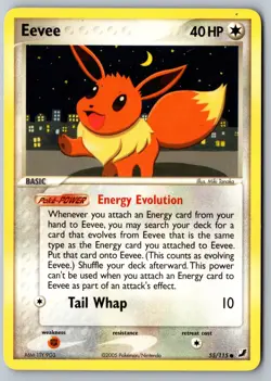 Pokemon: Eevee Common Unseen Forces 55/115 LP - Image 1