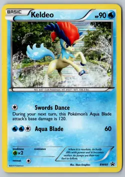 Pokemon: Keldeo - (Tinsel Holo) Holo Promo Black and White Promos BW60 LP/MP - Image 1